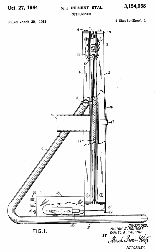 Spirometer_Med-Science_Wedge_1961_Patent_Drawings